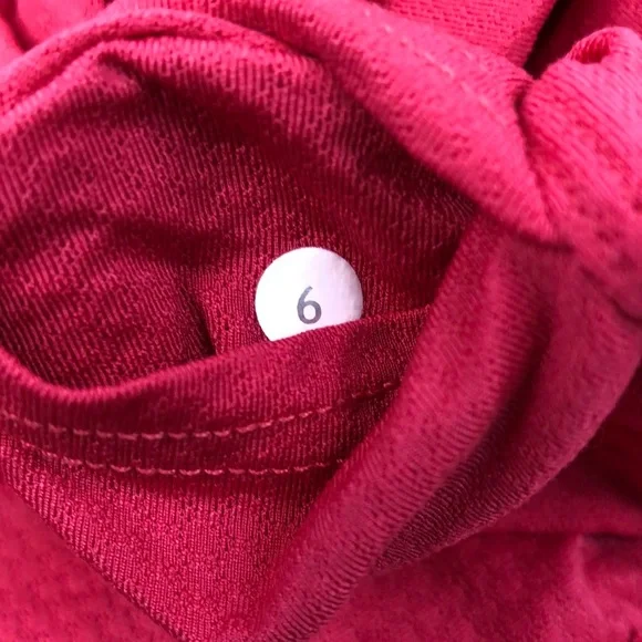 Lululemon Athletica Hot Pink Athletic Top, Size 6 - Picture 5 of 5